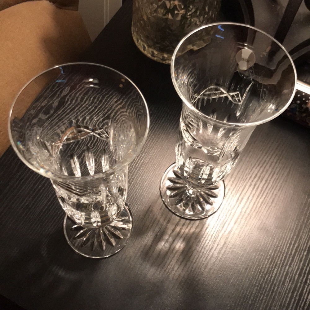 Waterford Crystal PGA Golf Winners Circle Vases- Set of 2 - Picture 12 of 13
